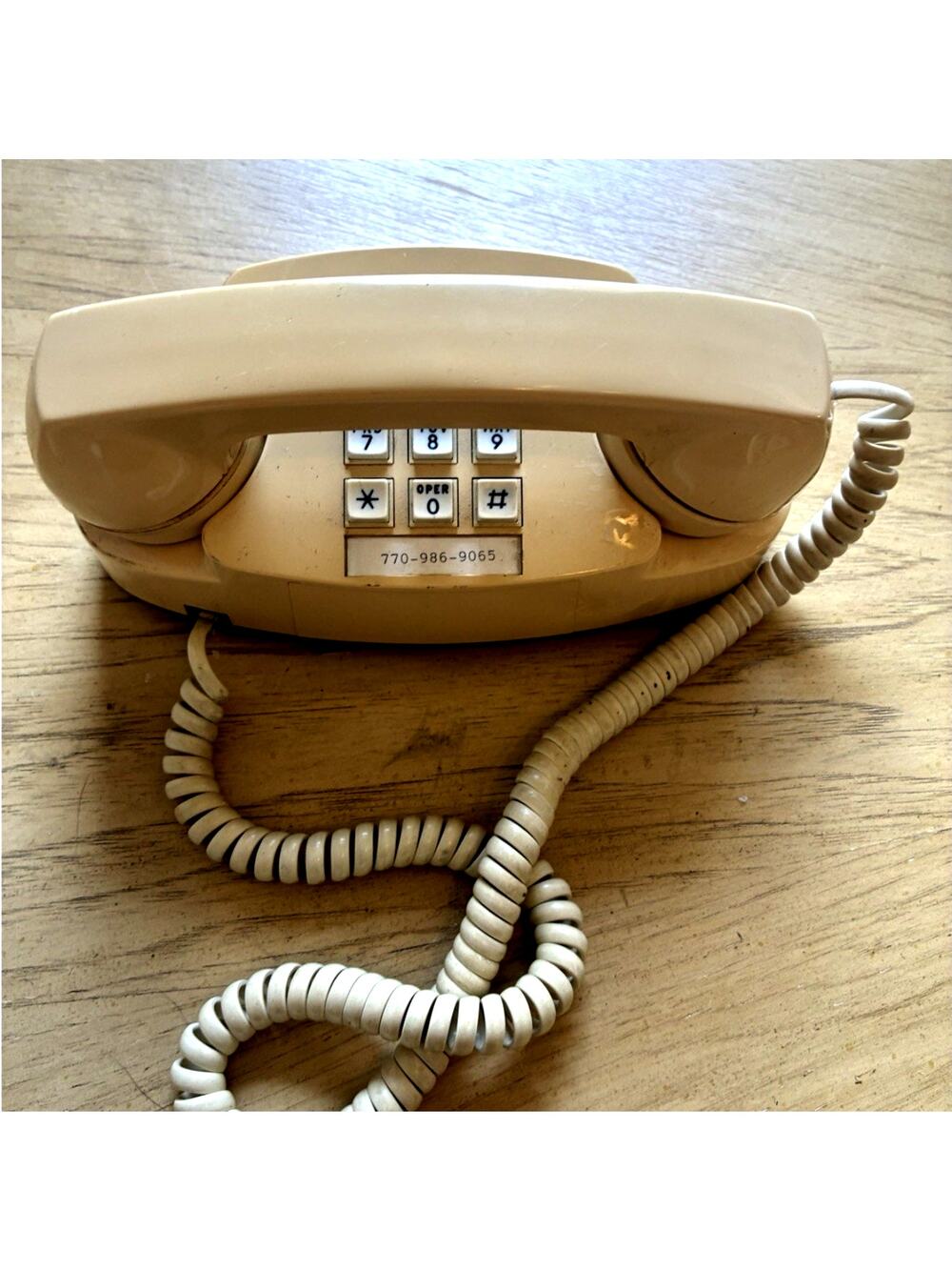 VTG Retro Western Electric Princess Touch-Tone Telephone Desktop Untested 1983